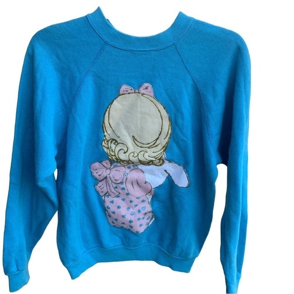 Vintage Precious Moments Hallmark Crewneck Sweatshirt Pullover Size Small - Picture 2 of 5